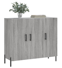 Sideboard Grau Sonoma 90x34x80 cm Holzwerkstoff