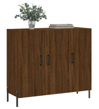 Sideboard Braun Eichen-Optik 90x34x80 cm Holzwerkstoff