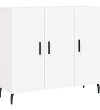 Sideboard Weiß 90x34x80 cm Holzwerkstoff