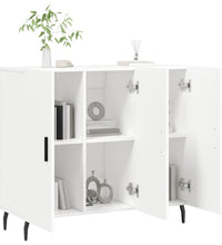 Sideboard Weiß 90x34x80 cm Holzwerkstoff