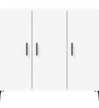 Sideboard Weiß 90x34x80 cm Holzwerkstoff