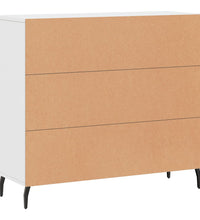 Sideboard Weiß 90x34x80 cm Holzwerkstoff