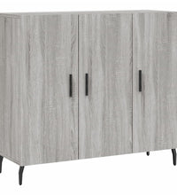 Sideboard Grau Sonoma 90x34x80 cm Holzwerkstoff