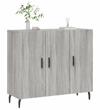 Sideboard Grau Sonoma 90x34x80 cm Holzwerkstoff