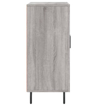 Sideboard Grau Sonoma 90x34x80 cm Holzwerkstoff