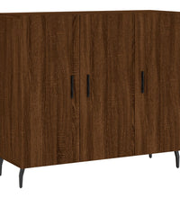 Sideboard Braun Eichen-Optik 90x34x80 cm Holzwerkstoff