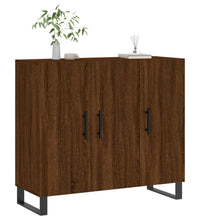 Sideboard Braun Eichen-Optik 90x34x80 cm Holzwerkstoff