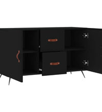 Sideboard Schwarz 100x36x60 cm Holzwerkstoff