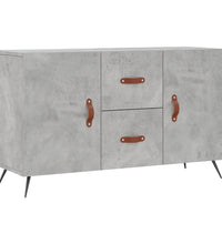 Sideboard Betongrau 100x36x60 cm Holzwerkstoff