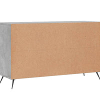 Sideboard Betongrau 100x36x60 cm Holzwerkstoff