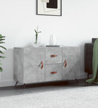 Sideboard Betongrau 100x36x60 cm Holzwerkstoff