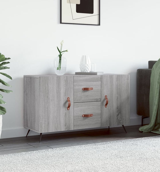 Sideboard Grau Sonoma 100x36x60 cm Holzwerkstoff