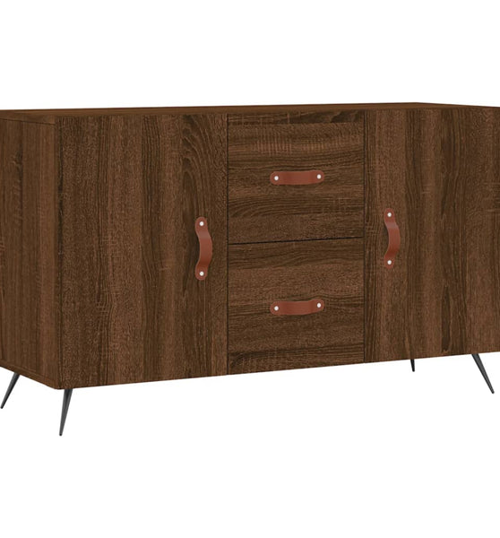 Sideboard Braun Eichen-Optik 100x36x60 cm Holzwerkstoff