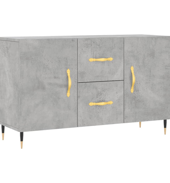 Sideboard Betongrau 100x36x60 cm Holzwerkstoff