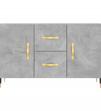 Sideboard Betongrau 100x36x60 cm Holzwerkstoff