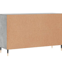 Sideboard Betongrau 100x36x60 cm Holzwerkstoff