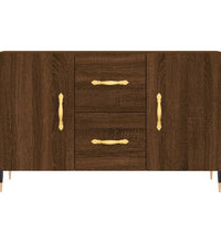 Sideboard Braun Eichen-Optik 100x36x60 cm Holzwerkstoff