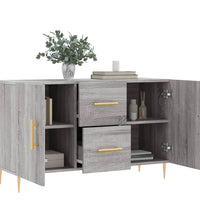 Sideboard Grau Sonoma 100x36x60 cm Holzwerkstoff