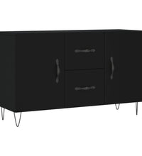 Sideboard Schwarz 100x36x60 cm Holzwerkstoff