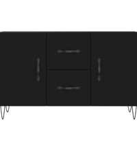 Sideboard Schwarz 100x36x60 cm Holzwerkstoff