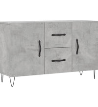 Sideboard Betongrau 100x36x60 cm Holzwerkstoff