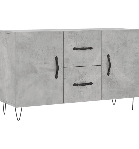 Sideboard Betongrau 100x36x60 cm Holzwerkstoff