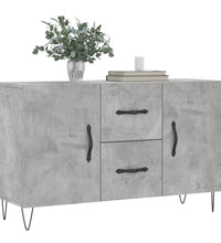 Sideboard Betongrau 100x36x60 cm Holzwerkstoff