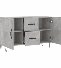 Sideboard Betongrau 100x36x60 cm Holzwerkstoff