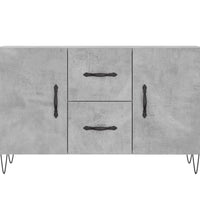 Sideboard Betongrau 100x36x60 cm Holzwerkstoff