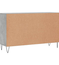 Sideboard Betongrau 100x36x60 cm Holzwerkstoff