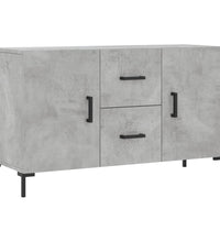 Sideboard Betongrau 100x36x60 cm Holzwerkstoff