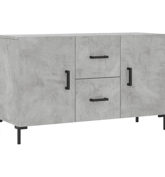 Sideboard Betongrau 100x36x60 cm Holzwerkstoff