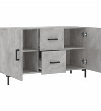 Sideboard Betongrau 100x36x60 cm Holzwerkstoff