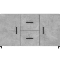 Sideboard Betongrau 100x36x60 cm Holzwerkstoff