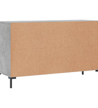 Sideboard Betongrau 100x36x60 cm Holzwerkstoff