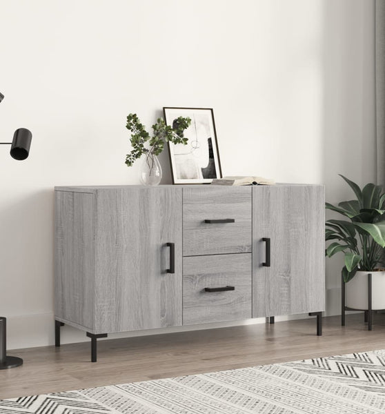 Sideboard Grau Sonoma 100x36x60 cm Holzwerkstoff