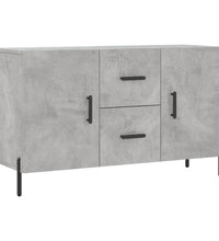 Sideboard Betongrau 100x36x60 cm Holzwerkstoff