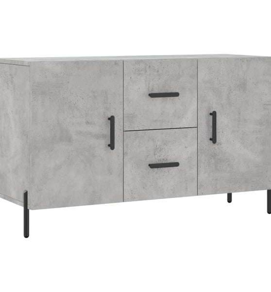 Sideboard Betongrau 100x36x60 cm Holzwerkstoff