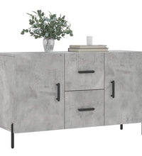 Sideboard Betongrau 100x36x60 cm Holzwerkstoff