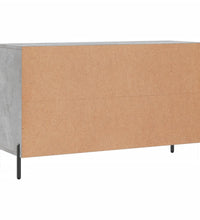 Sideboard Betongrau 100x36x60 cm Holzwerkstoff