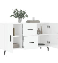 Sideboard Hochglanz-Weiß 100x36x60 cm Holzwerkstoff