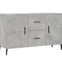 Sideboard Betongrau 100x36x60 cm Holzwerkstoff