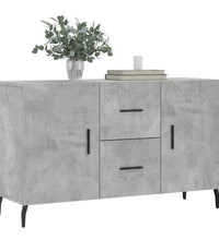 Sideboard Betongrau 100x36x60 cm Holzwerkstoff