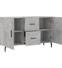 Sideboard Betongrau 100x36x60 cm Holzwerkstoff