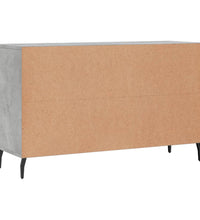 Sideboard Betongrau 100x36x60 cm Holzwerkstoff