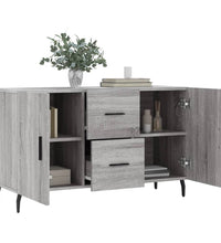 Sideboard Grau Sonoma 100x36x60 cm Holzwerkstoff