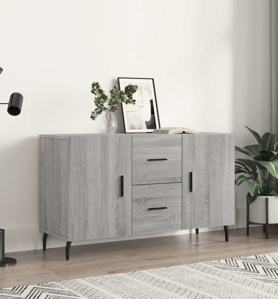 Sideboard Grau Sonoma 100x36x60 cm Holzwerkstoff