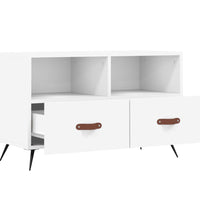 TV-Schrank Weiß 80x36x50 cm Holzwerkstoff