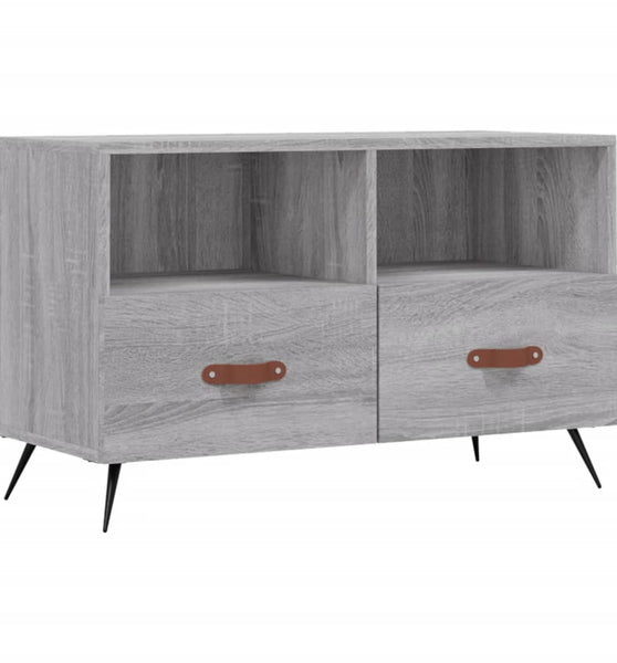 TV-Schrank Grau Sonoma 80x36x50 cm Holzwerkstoff