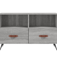 TV-Schrank Grau Sonoma 80x36x50 cm Holzwerkstoff